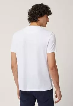 Футболка с принтом CON LOGO Harmont & Blaine, белый