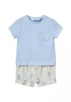 Футболка с принтом CONJUNTO DOS PIEZAS Mayoral, синий