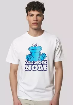 Футболка с принтом COOKIE MONSTER F4NT4STIC, белый