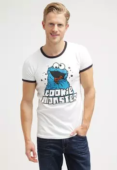 Футболка с принтом COOKIE MONSTER LOGOSHIRT, цвет wei
