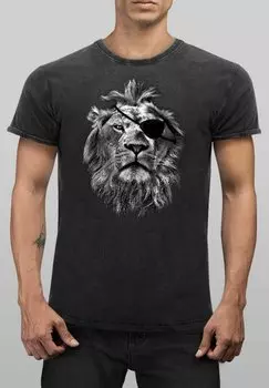 Футболка с принтом COOLES ANGESAGTES VINTAGE LWE LION AUFDRUC Neverless, цвет schwarz