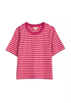 Футболка с принтом COPSELAND STRIPE Seasalt Cornwall, розовый