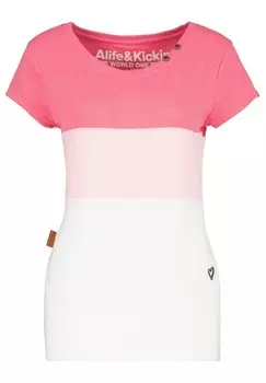 Футболка с принтом CORAAK alife & kickin, розовый