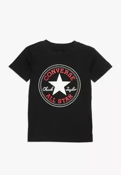 Футболка с принтом Core Chuck Patch Tee Converse, черный