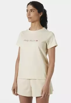 Футболка с принтом CORE GRAPHIC Helly Hansen, кремовый