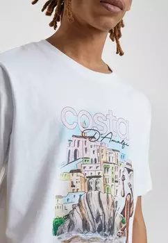 Футболка с принтом Costa Mister Tee, белая