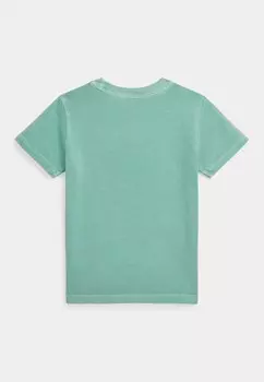 Футболка с принтом COTTON JERSEY GRAPHIC TEE Ralph Lauren, мята