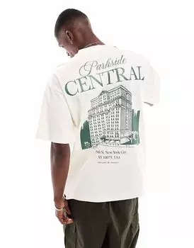 Футболка с принтом Cotton On кремового цвета Cotton:On