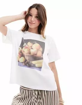 Футболка с принтом «Cotton:On Lounge» в виде фруктовой чаши