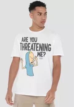 Футболка с принтом Cotton Soul, белый