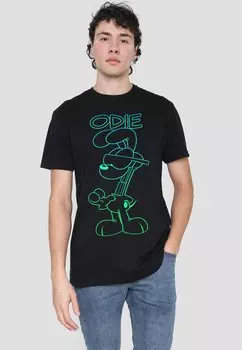 Футболка с принтом Cotton Soul, черный