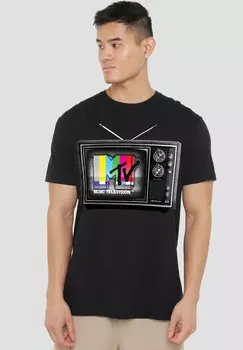 Футболка с принтом Cotton Soul, черный