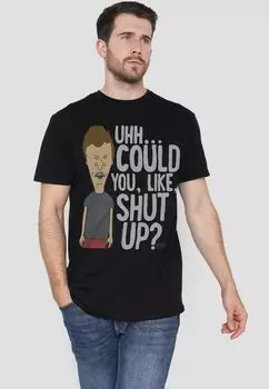 Футболка с принтом Cotton Soul, черный