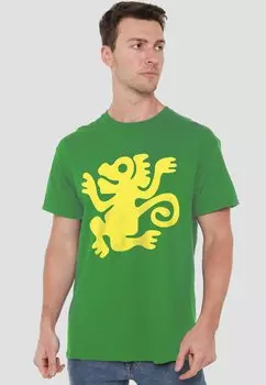 Футболка с принтом Cotton Soul, зеленый