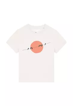 Футболка с принтом COUNTRYSIDE watapparel, белый