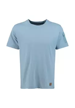 Футболка с принтом COVER ROUND-LOOSE Key Largo, синий