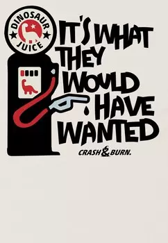 Футболка с принтом CRASH & BURN DINO JUICE Henry Tiger, кремовый