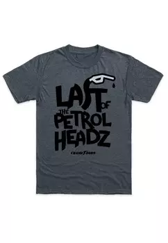Футболка с принтом CRASH BURN PETROL HEADZ Henry Tiger, цвет Mottled Dark Grey