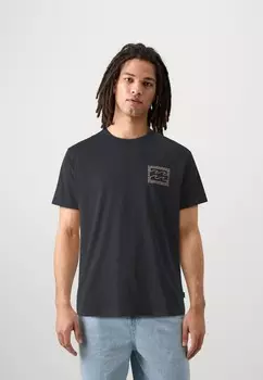 Футболка с принтом CRAYON WAVE Billabong, черный