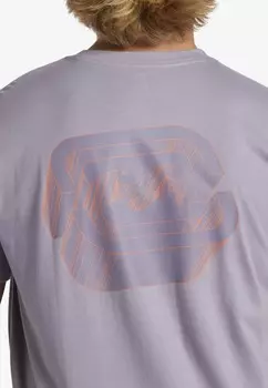 Футболка с принтом CRAYON WAVE Billabong, фиолетовый