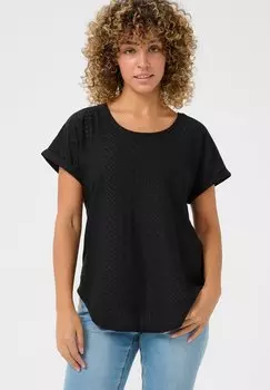 Футболка с принтом Cream, черный