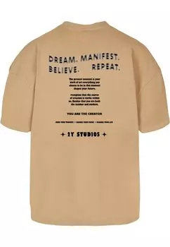 Футболка с принтом CREATOR ULTRA HEAVY TEE 2Y Studios, бежевый