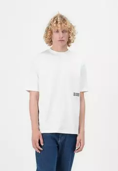 Футболка с принтом CREW NECK KARL LAGERFELD, белый