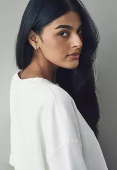 Футболка с принтом CREW NECK Next, белый