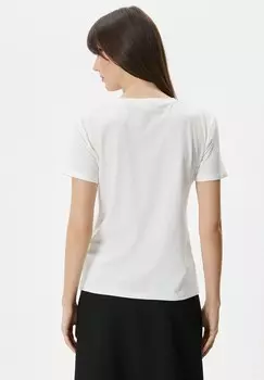 Футболка с принтом CREW NECK SHORT SLEEVE Koton, белый