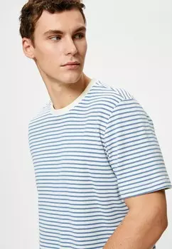 Футболка с принтом CREW NECK SHORT SLEEVE Koton, белый