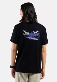 Футболка с принтом CREW NECK SS THERE'S MORE ODLO, черный