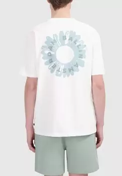 Футболка с принтом CREWNECK Ballin, кремовый