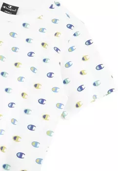 Футболка с принтом CREWNECK Champion, белый