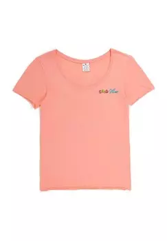Футболка с принтом CREWNECK MINIMALIST RESORT Champion, лососевый