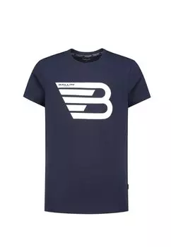 Футболка с принтом CREWNECK SS Ballin, цвет dark blue