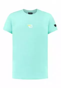 Футболка с принтом CREWNECK SS Ballin, цвет dark mint