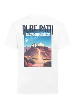 Футболка с принтом CREWNECK SS Pure Path, кремовый