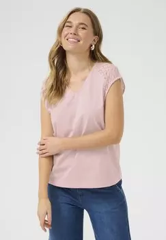 Футболка с принтом CRHERMI Cream, светло-красный