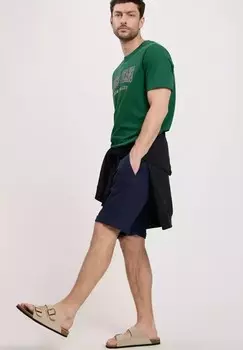 Футболка с принтом Cross Jeans, зеленый