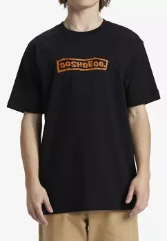 Футболка с принтом CRUNCH DC Shoes, цвет kvj black