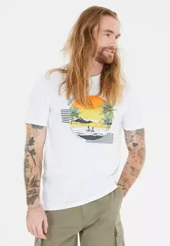 Футболка с принтом Cruz, белый