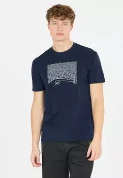 Футболка с принтом Cruz, синий