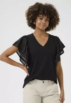 Футболка с принтом CUADA - Blouse Culture, черный