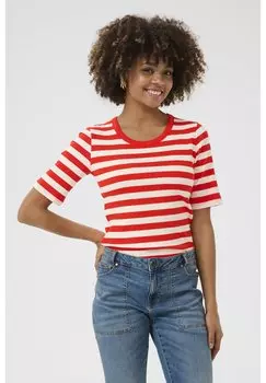 Футболка с принтом Culture, красный