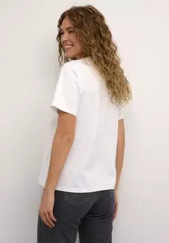 Футболка с принтом Culture, молочный