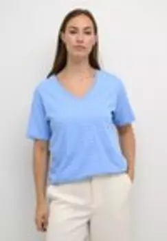 Футболка с принтом Culture, светло-синий