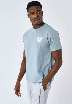 Футболка с принтом CUR BRIS Project X Paris, цвет Bleu Vert