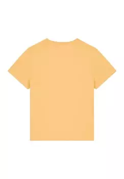 Футболка с принтом CUTE FOX watapparel, желтый