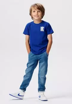 Футболка с принтом DADEVILLE Noppies, цвет sodalite blue