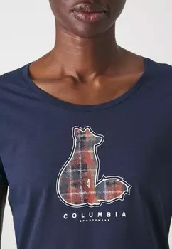 Футболка с принтом DAISY DAYS™ GRAPHIC TEE Columbia, синий